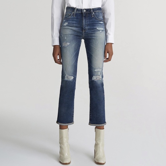 Ag Adriano Goldschmied Denim - AG | The Isabelle High-Rise Straight Crop